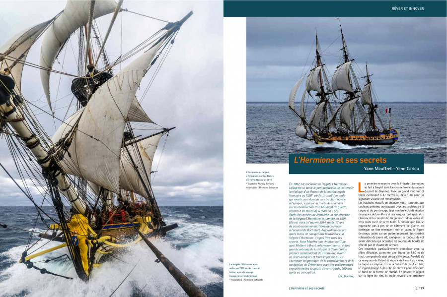 ©  Photos et article La frégate l'Hermione et ses secrets par Yann Mauffret et Yann Cariou..